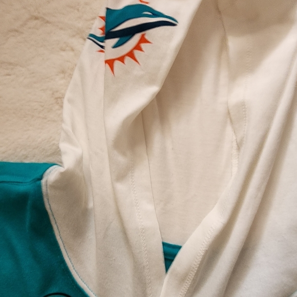 Nike Dri-Fit NFL - Miami Dolphins Long sleeve Shirt W/ Hood - Picture 5 of 5